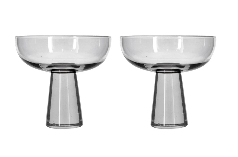 Bitz - Zestaw 2 sztuk kieliszków do szampana Statue