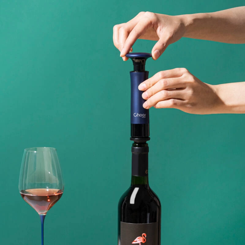 Cheer Moda - Pompka próżniowa z 4 korkami Treeplet zielona