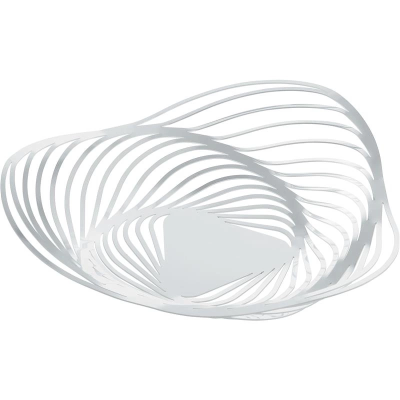 Alessi - kosz na owoce, biały; 33 x 8 cm TRINITY