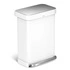 Simple Human - kosz na śmieci 55 l pedałowy Liner Pocket biały