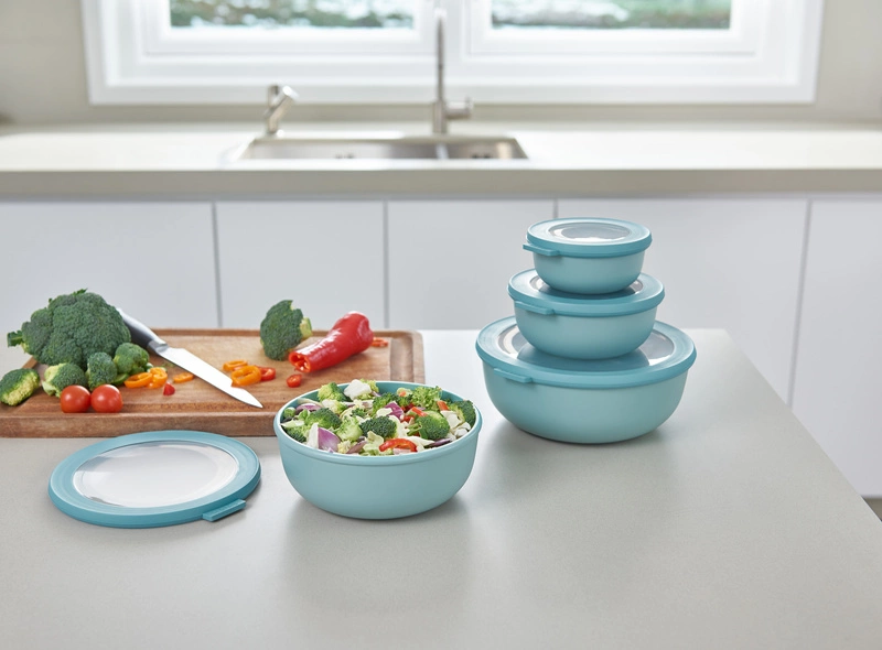 Mepal - Zestaw 4 misek Cirqula 350 750 1250 2250 Nordic Blue