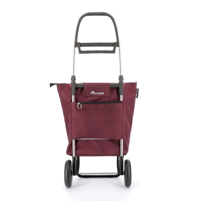 Rolser - Wózek na zakupy Mini Bag Plus MF 2L Bordowy