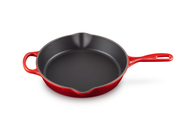 Le Creuset - patelnia żeliwna o smażenia i serwowania 26 cm wiśniowa