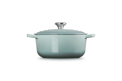 Le Creuset - garnek żeliwny Signature 20 cm 2,4 l sea salt