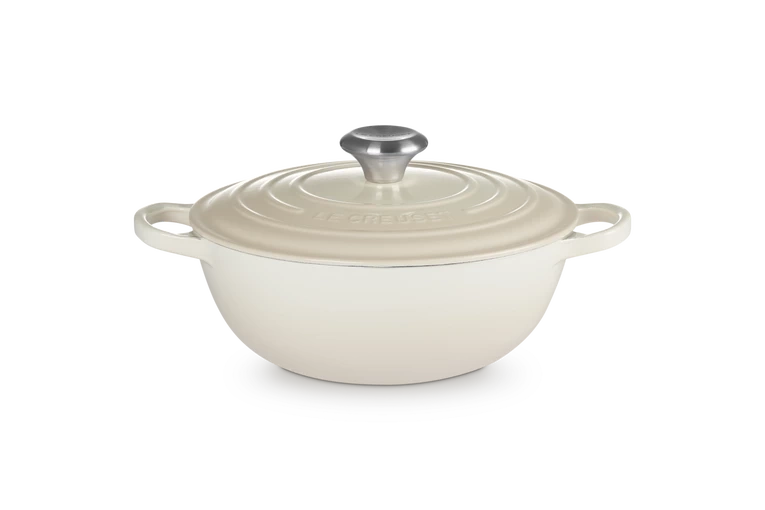 Le Creuset - La Marmite garnek żeliwny rodzinny meringue 26 cm