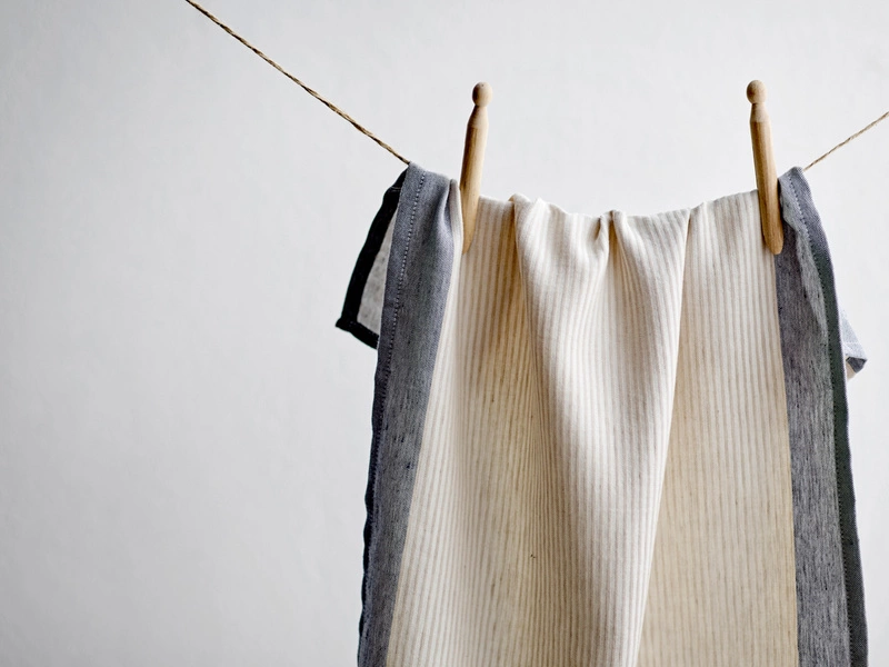 Södahl - Ścierka kuchenna 50 x 70 cm Statement stripe blue