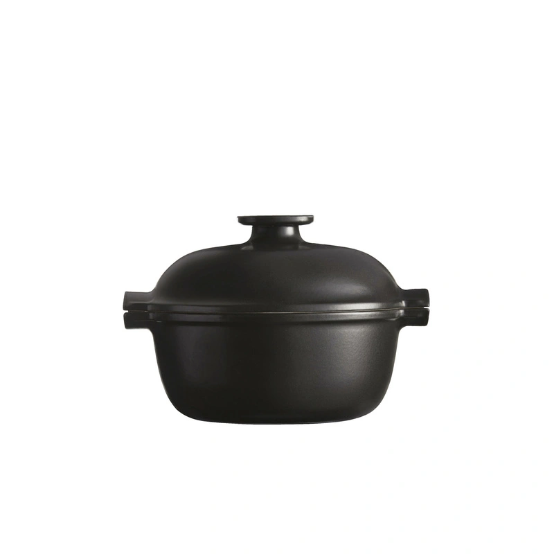 Emile Henry - Garnek ceramiczny "Delight" na indukcję 2L - czarny