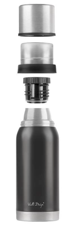 Vialli Design - Termos turystyczny 1L FUORI grafitowy