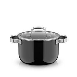 WMF - Wysoki garnek,20cm, czerń Fusiontec MineralPro