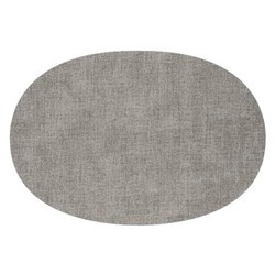 Guzzini - Owalna podkładka pod talerz 33x48 cm, szara