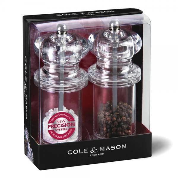 Cole & Mason - Zestaw młynków do soli i pieprzu model 505 14 cm