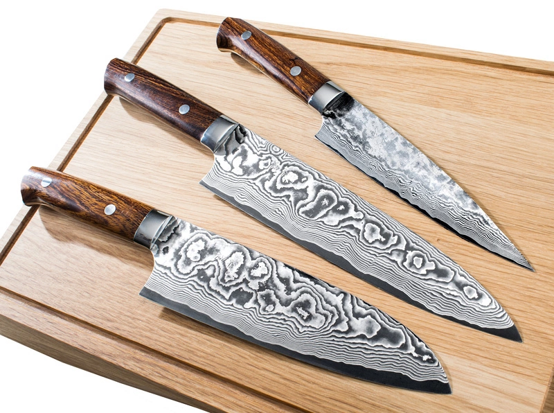 Takeshi Saji - IW Ręcznie kuty nóż Szefa 18cm Tojiro - VG-10