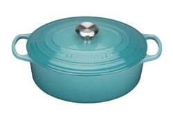 Le Creuset - brytfanna żeliwna emaliowana Signature 31 cm 6,3 l karaibska