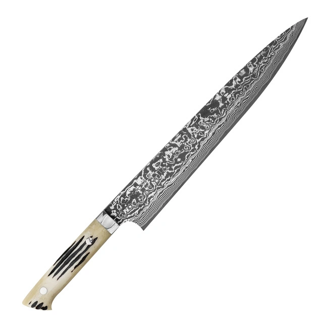 Takeshi Saji - WBB R-2 Damascus Nóż Sujihiki 27 cm