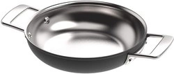 Demeyere - Patelnia płytka z 2 uchwytami Demeyere Black 5 - 20 cm