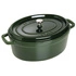 Staub - brytfanna  żeliwna zielona 6,5 l 33 cm
