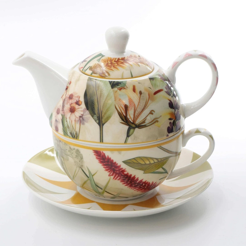 Rose&Tulipani - MIRABILIA Tea4One ze spodkiem 300 ml, żółty