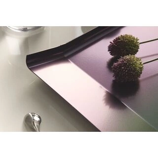 Alessi - taca stalowa, fioletowo-zielona