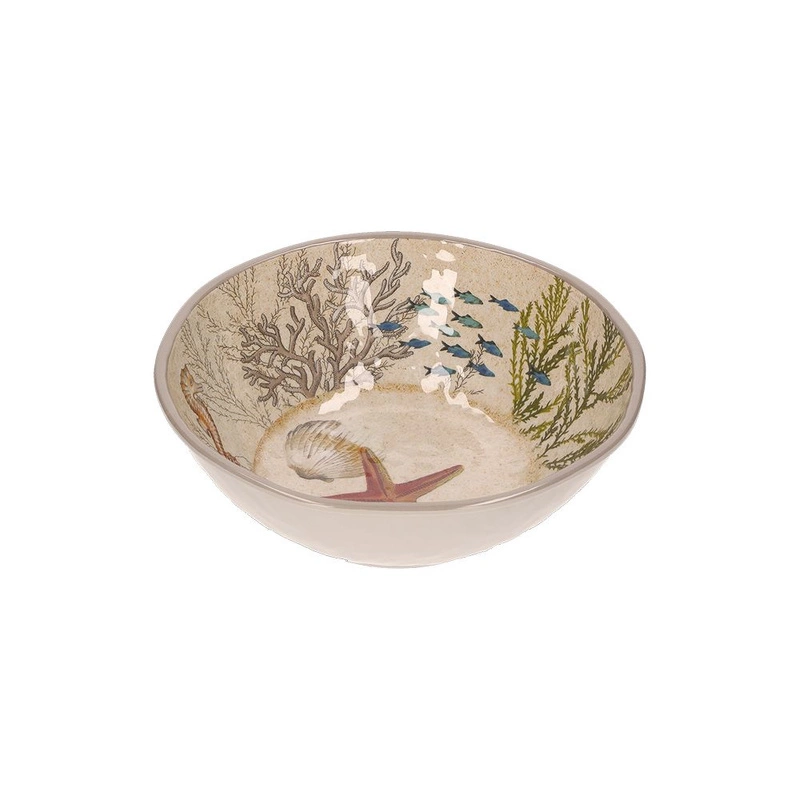 Rose&Tulipani - miska okrągła do sałatek z melaminy 28 cm Sea Life