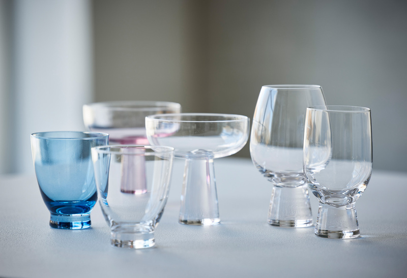 Bitz - Zestaw 2 sztuk kieliszków do szampana Statue Pink