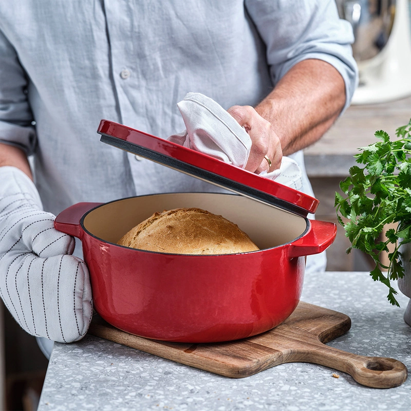 KitchenAid - garnek żeliwny 22 cm 3,3L Empire Red