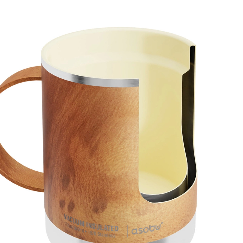 Kubek termiczny ULTIMATE WOOD z ceramiczną powłoką!