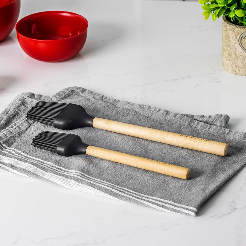 KitchenAid Culinary Tools - pędzelek silikonowy 22cm CLASSIC Bamboo