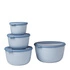 Mepal - Zestaw 4 misek Cirqula 500 1000 2000 3000 Nordic Blue