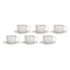 La Porcellana Bianca - SOGNANTE Zestaw 6 filiżanek do kawy 100 ml
