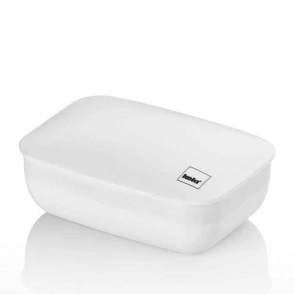 Kela - mydelniczka, 11,5 x 8,5 x 4,5 cm, biała Mari