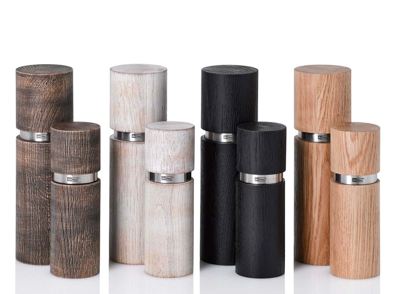 AdHoc - Młynek do pieprzu lub soli TEXTURA ANTIQUE biały