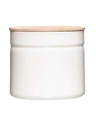 Riess - Pojemnik z drewnianą pokrywą 1,3l Pure White