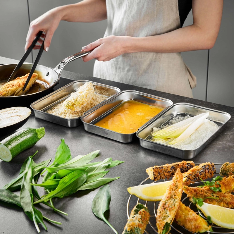 GEFU - PANDO Zestaw do panierowania (3 elementy)