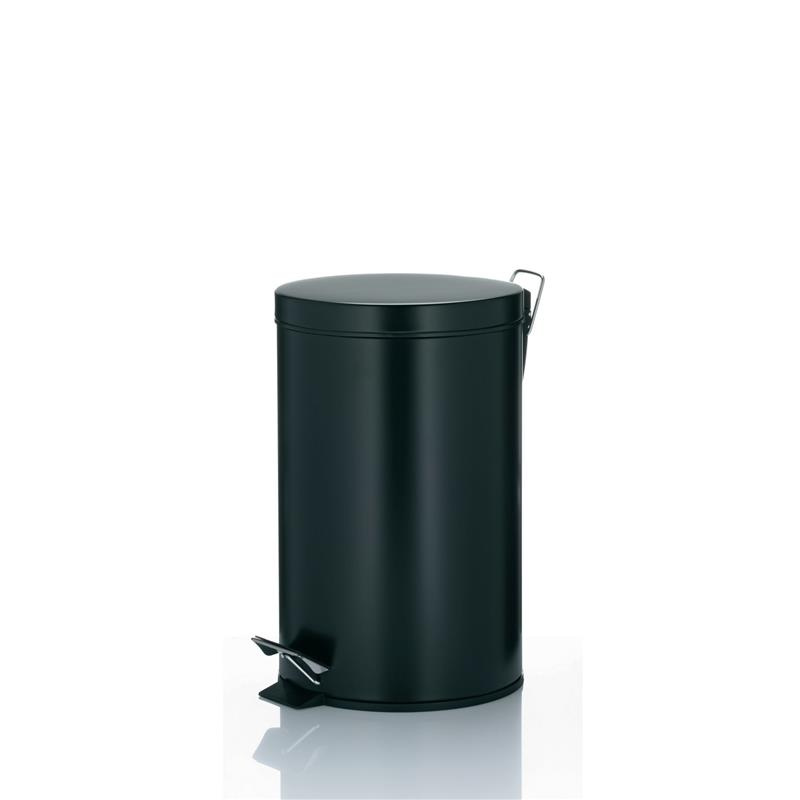 Kela - kosz otwierany pedałem, 12,0 l, czarny Kilian