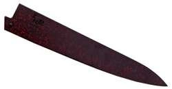 Mcusta – Drewniany pokrowiec "Saya" na nóż Sujihiki 27cm