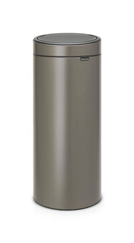 Brabantia - kosz na śmieci Touch Bin - 30 L, platynowy 