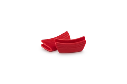 Le Creuset - uchwyty silikonowe wiśniowe 2 szt