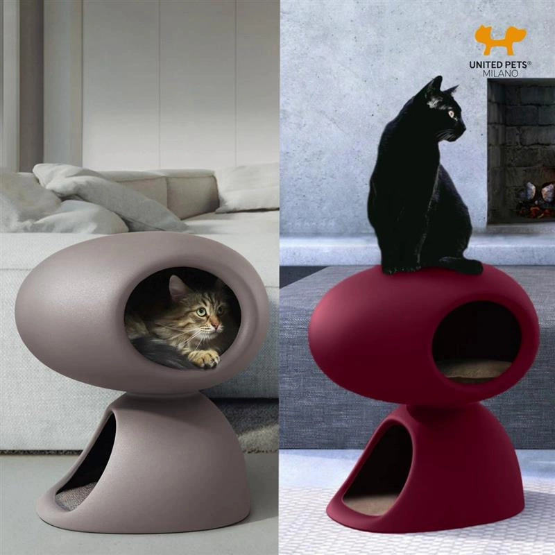 United Pets - Legowisko dla kota CAT CAVE, czerwone