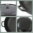 Kela - Wok żeliwny 36cm z pokrywką 4 l czarnyCalido