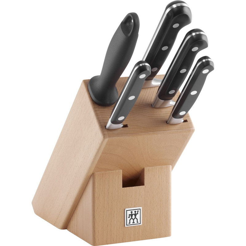 Zwilling - zestaw noży kuchennych w bloku Professional S 6 części