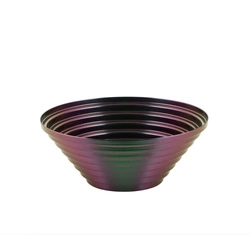 Alessi - kosz stalowy, fioletowo-zielony, 25 cm