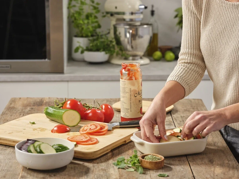 KitchenAid - Naczynie z pokrywką Almond Cream S 900 ml