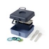 Monbento - Monbento Snacky lunchbox dla dzieci 0,85 l Blue Infinity