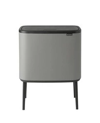 Brabantia - Kosz na śmieci Touch Bin BO 36l szary Mineral Concrete