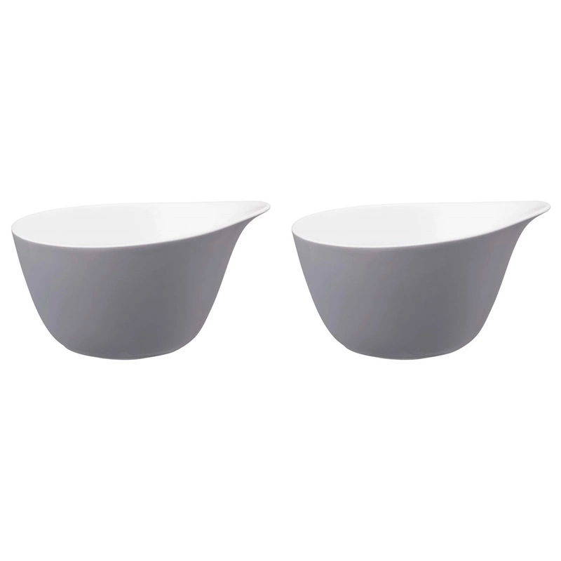 Seltmann - LIFE FASHION ELEGANT GREY Zestaw 2 miseczek z uchwytem 600 ml