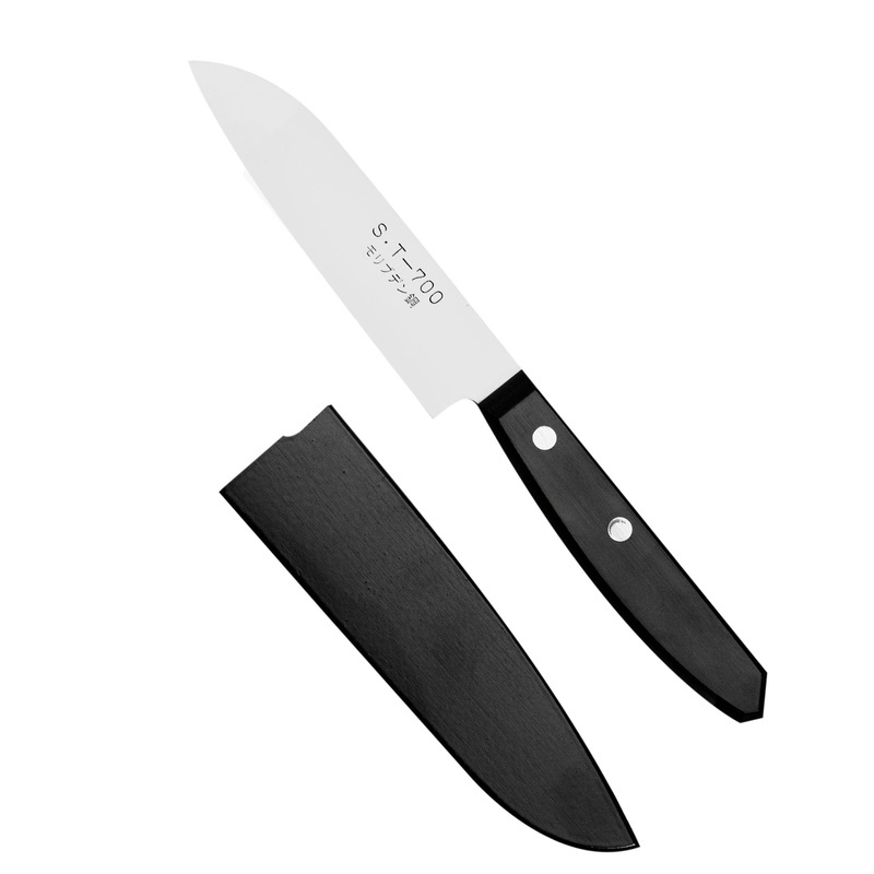 Kanetsune - AUS-6 Nożyk z drewnianą pochwą 11cm