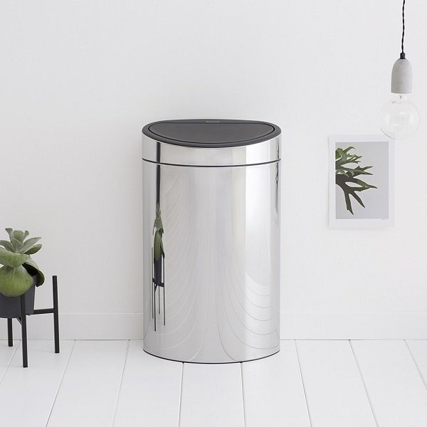 Brabantia - kosz na śmieci Touch Bin New 40l stal polerowana
