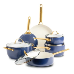 GreenPan - zestaw 10el. Garnków i patelni Padova reserve Oxford Blue