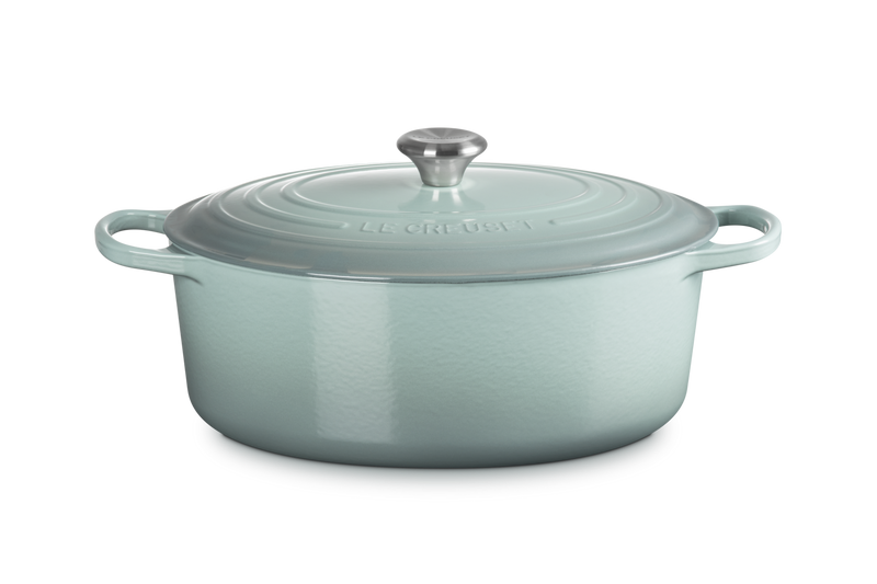 Le Creuset - brytfanna żeliwna emaliowana Signature 33 cm 7,5 l sea salt