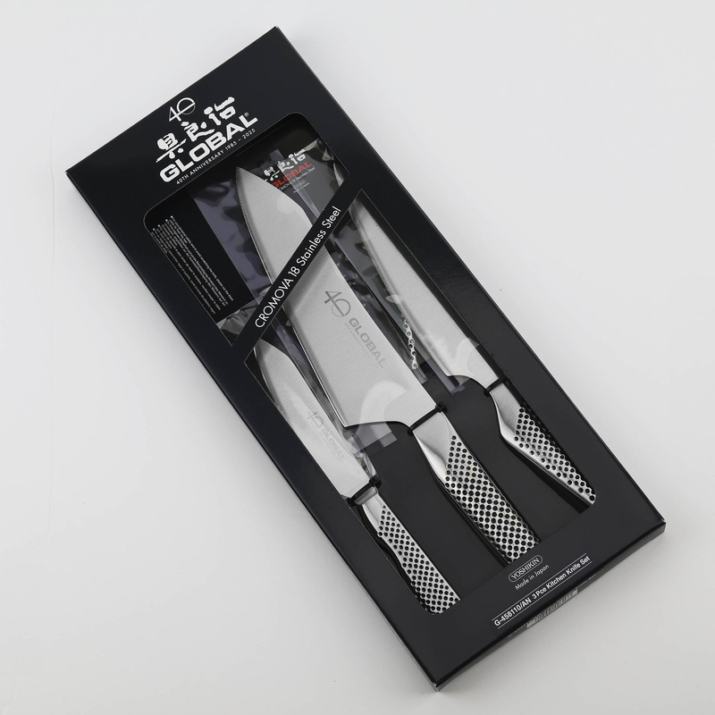 Global - Zestaw 3 noży Limited 40th Anniversasry Global